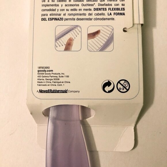 2008 Goody Ouchless Comb Reduces Snagging Damaged Packaging - Picture 7 of 9